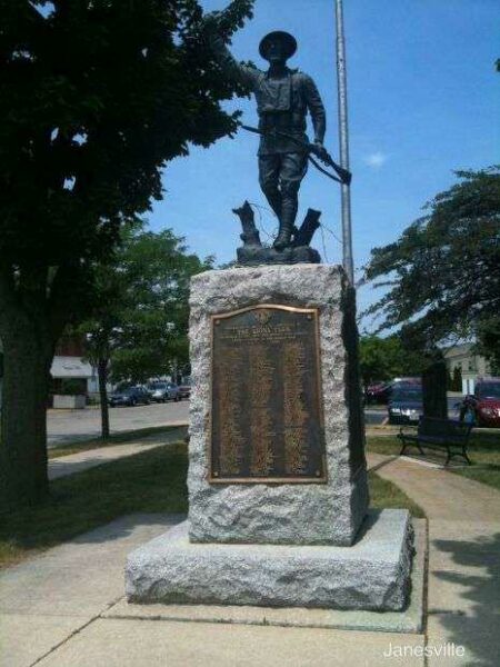JANESVILLE WORLD WAR ONE VETERANS’ WAR MEMORIAL