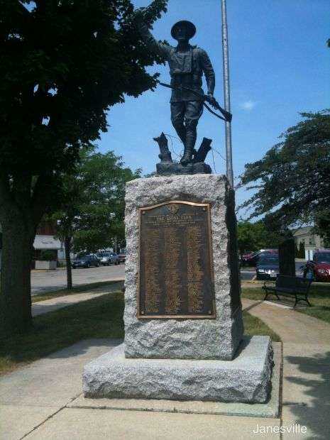 JANESVILLE WORLD WAR ONE VETERANS’ WAR MEMORIAL