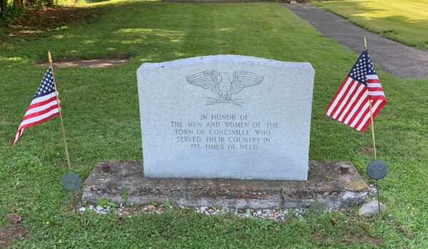 TOWN OF CONESVILLE WAR VETERANS MEMORIAL