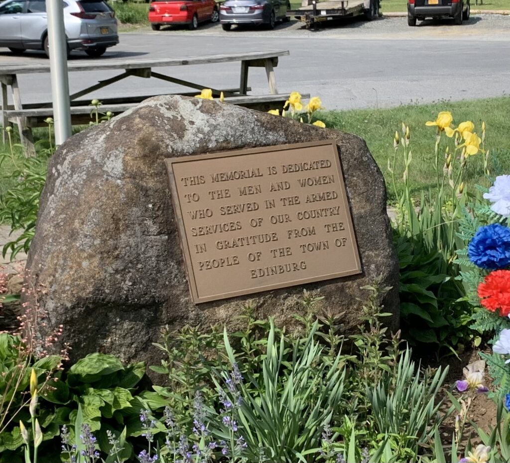 TOWN OF EDINBURG ARMED SERVICES MEMORIAL