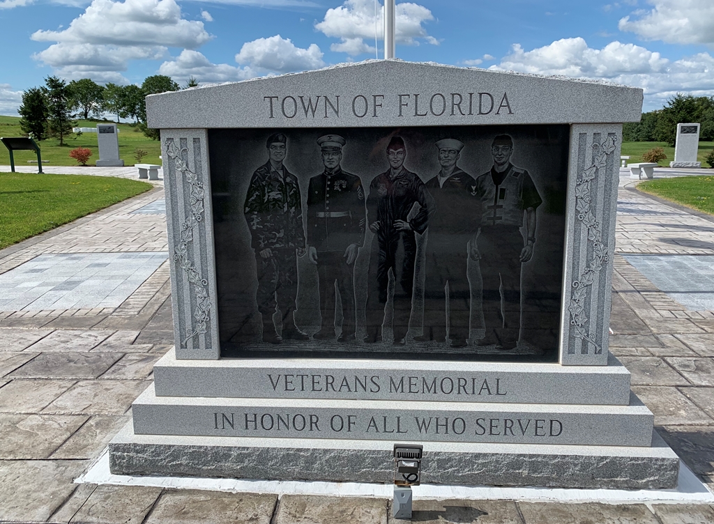 TOWN OF FLORIDA VETERANS MEMORIAL FRONT