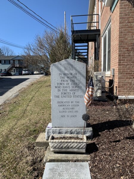 TOWN OF LLOYD WOMEN’S VETERAN MEMORIAL