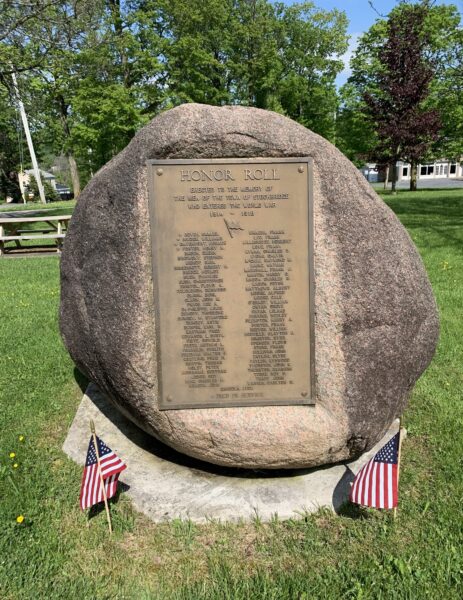 TOWN OF STOCKBRIDGE WORLD WAR MEMORIAL