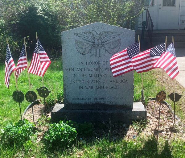 TOWN OF THURMAN VETERANS MEMORIAL FRONT