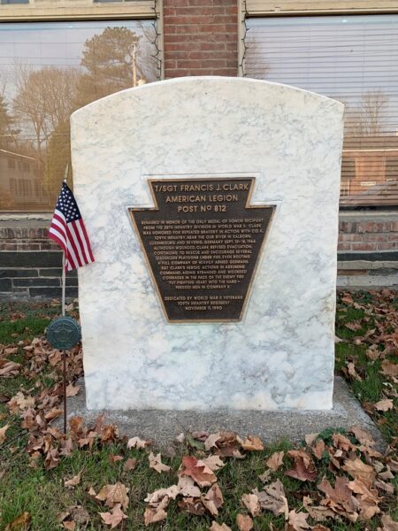 T/SGT FRANCIS J. CLARK MEDAL OF HONOR WAR MEMORIAL