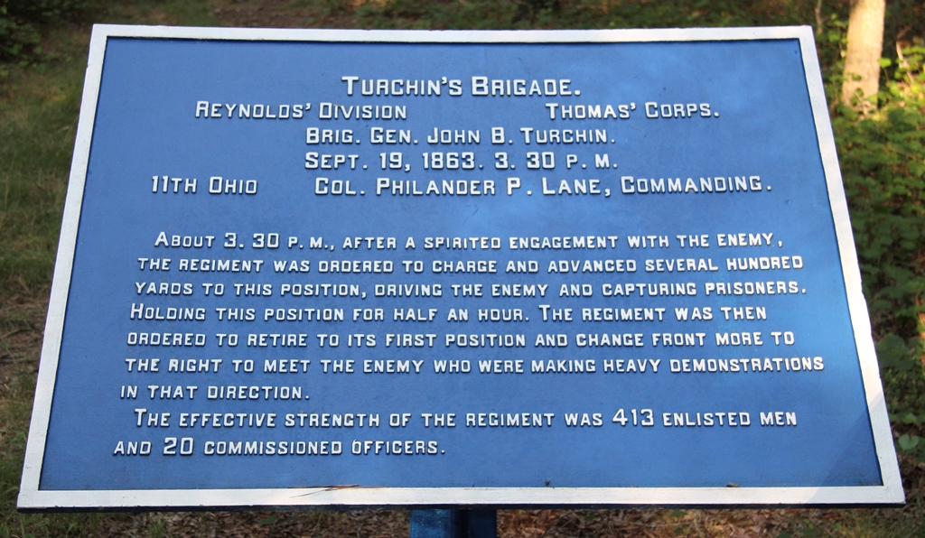 TURCHIN’S BRIGADE WAR MEMORIAL PLAQUE V