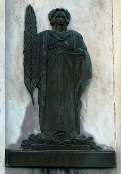 TWELFTH WARD WORLD WAR II MEMORIAL PRO PATRIA STATUE