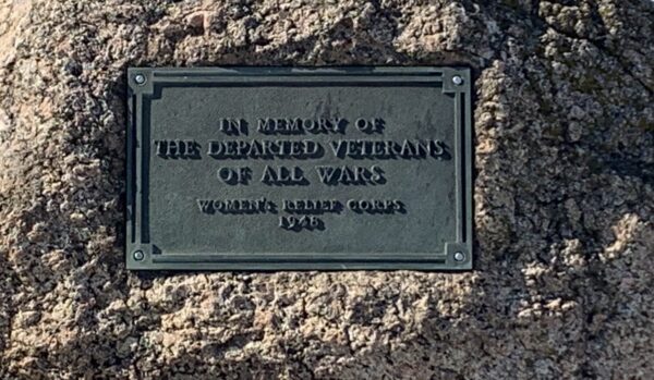 UNION SPRINGS DEPARTED VETERANS OF ALL WARS MEMORIAL PLAQUE