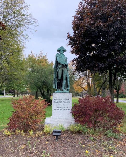 UTICA BRIGADIER GENERAL CASIMIR PULASKI MEMORIAL STATUE