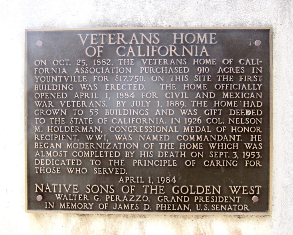 VETERANS HOME OF CALIFORNIA MEDAL OF HONOR WAR MEMORIAL PLAQUE