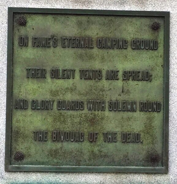 WARREN COUNTY HEROES CIVIL WAR MEMORIAL PLAQUE