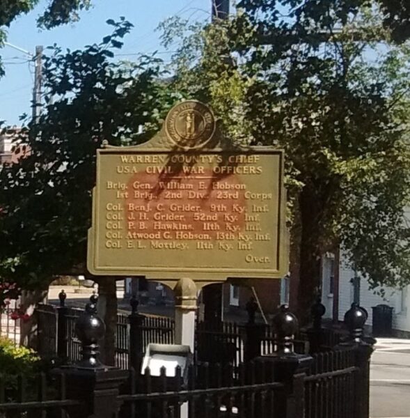 WARREN COUNTY’S CHIEF USA CIVIL WAR OFFICERS MEMORIAL MARKER