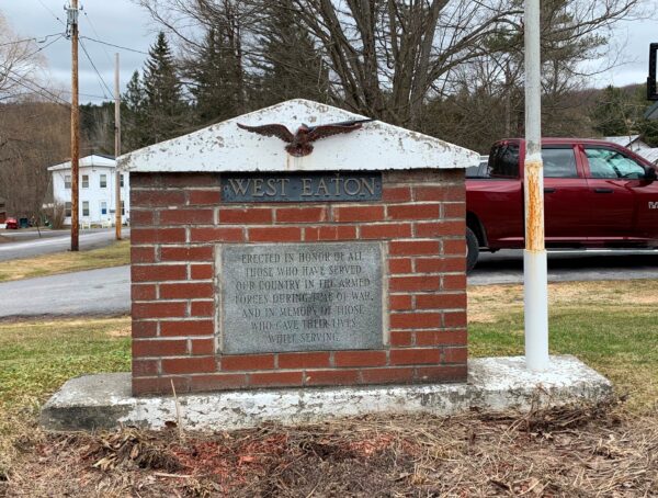 WEST EATON WAR VETERANS MEMORIAL