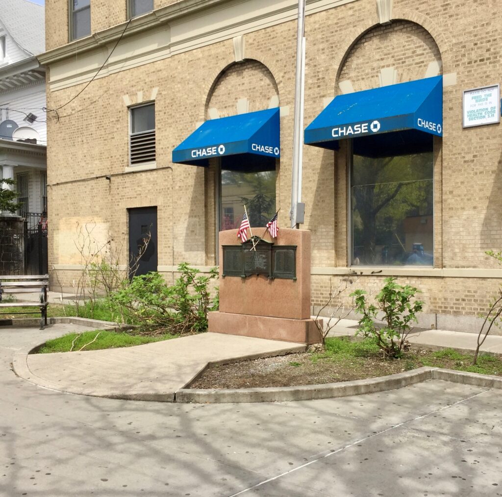 WOODHAVEN PATRIOTIC LEAGUE WORLD WAR II MEMORIAL