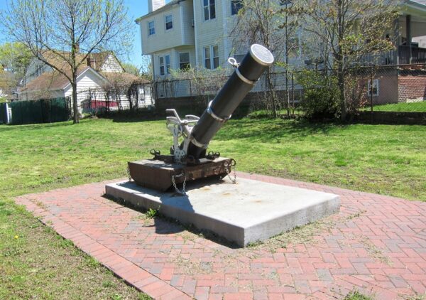 WORLD WAR I TRENCH MORTAR MEMORIAL