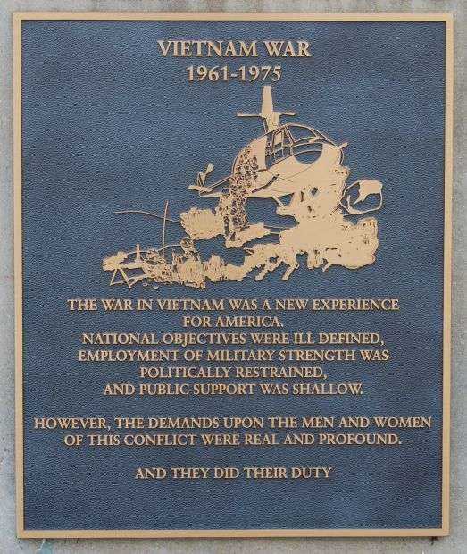 OCONEE COUNTY VIETNAM WAR MEMORIAL PLAQUE