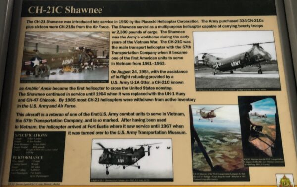 CH-21C SHAWNEE MEMORIAL PANEL