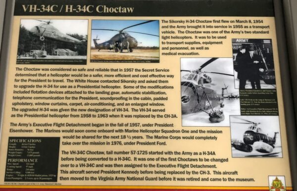 VH-34C/H-34C CHOCTAW MEMORIAL PANEL