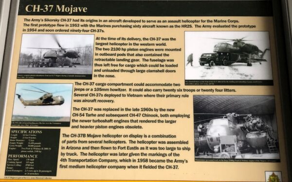 CH-37 MOJAVE MEMORIAL PANEL