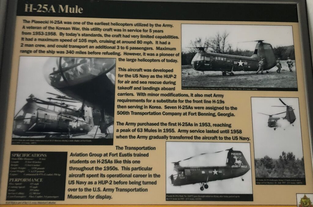 H-25A MULE MEMORIAL PANEL