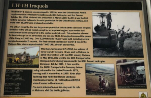 UH-1H IROQUOIS MEMORIAL PANEL
