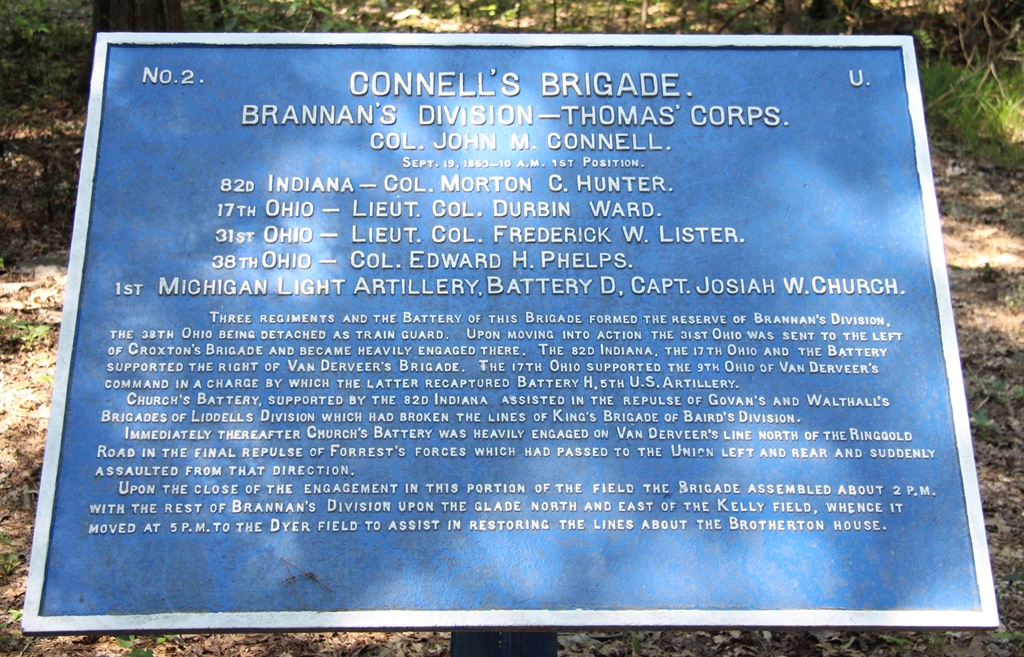 CONNELL’S BRIGADE WAR MEMORIAL PLAQUE