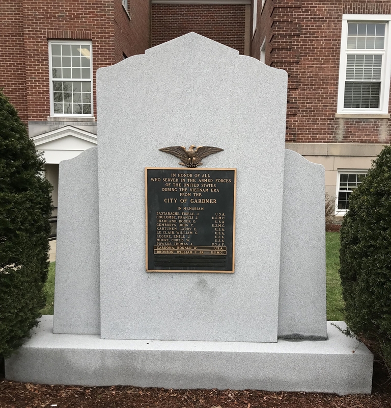 CITY OF GARDNER VIETNAM VETERANS WAR MEMORIAL