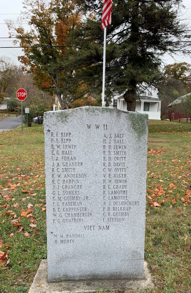 PASSUMPSIC ALL VETERANS MEMORIAL BACK