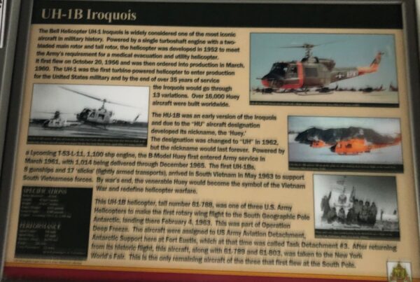 UH-1B IROQUOIS MEMORIAL PANEL