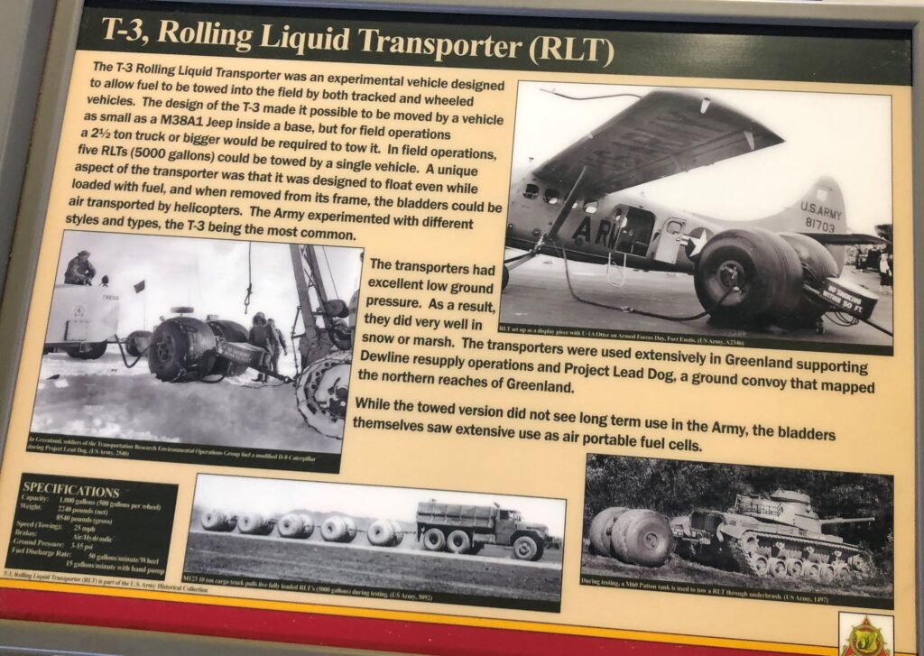 T-3, ROLLING LIQUID TRANSPORTER (RLT) MEMORIAL PLAQUE