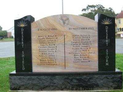 SWAMPSCOTT DESERT SHIELD-DESERT STORM MEMORIAL