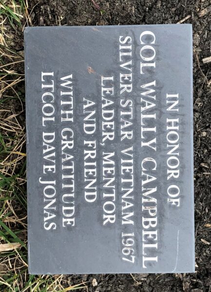 COL WALLY CAMPBELL WAR MEMORIAL TABLET