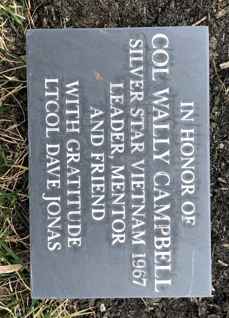 COL WALLY CAMPBELL WAR MEMORIAL TABLET