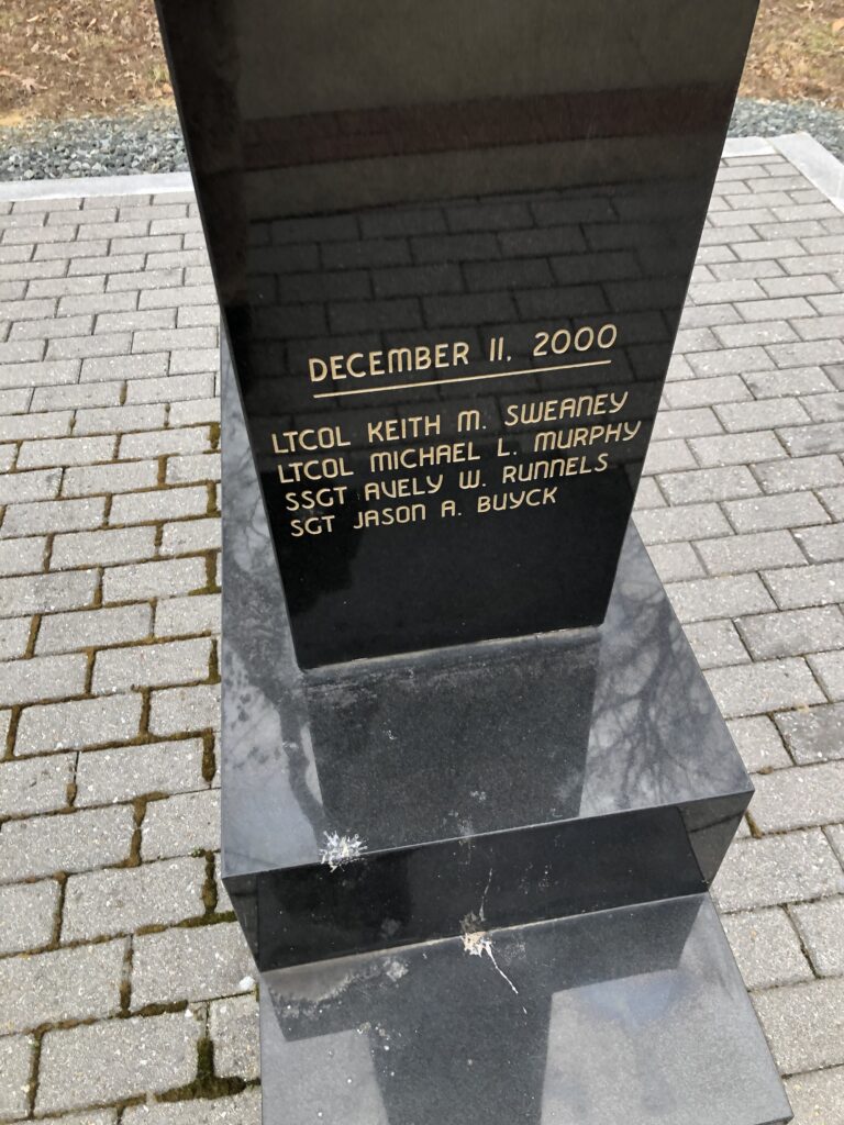 IN LOVING MEMORY OF THE FEW THE PROUD WITH WINGS MEMORIAL SIDE C