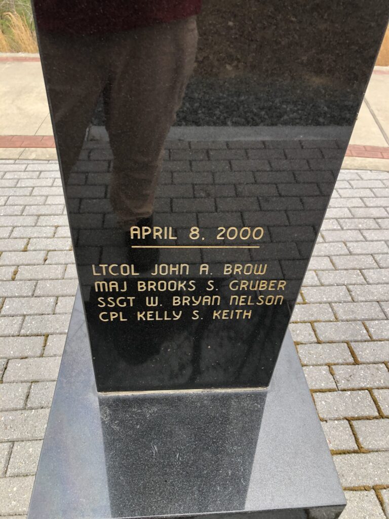 IN LOVING MEMORY OF THE FEW THE PROUD WITH WINGS MEMORIAL SIDE B