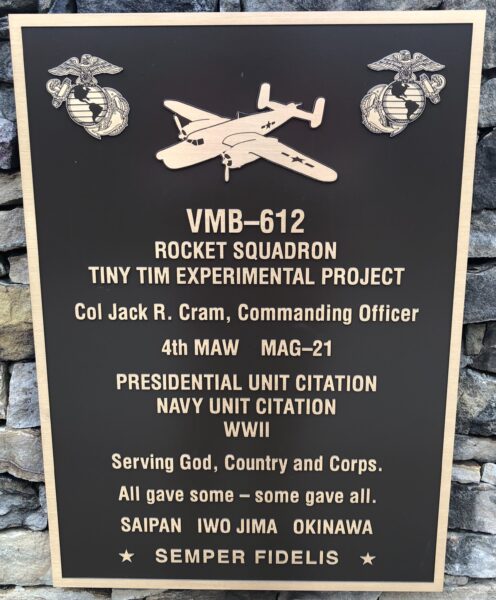 VMB-612 ROCKET SQUADRON WAR MEMORIAL