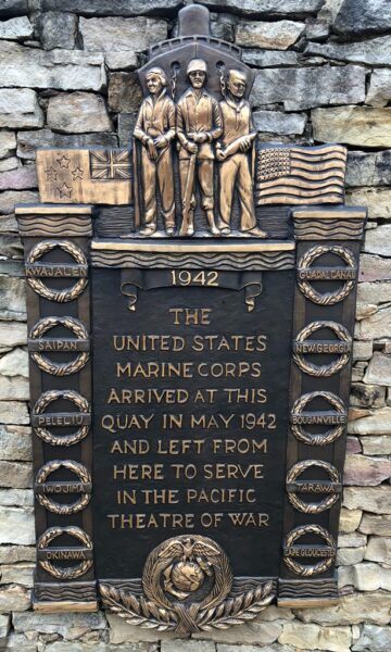 1942 UNITED STATES MARINE CORPS QUAY WAR MEMORIAL