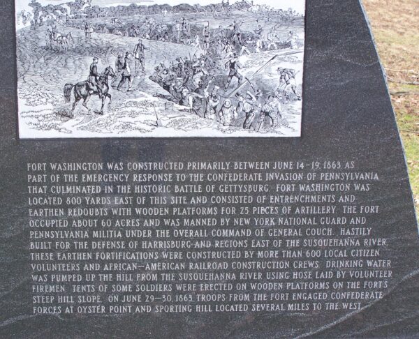 FORT COUCH-GENERAL COUCH-FORT WASHINGTON MEMORIAL PANEL C