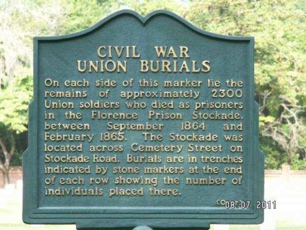 CIVIL WAR UNION BURIALS WAR MEMORIAL MARKER