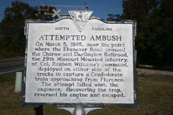 ATTEMPTED AMBUSH WAR MEMORIAL MARKER
