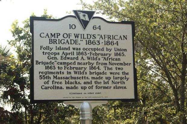CAMP OF WILD’S AFRICAN BRIGADE WAR MEMORIAL MARKER