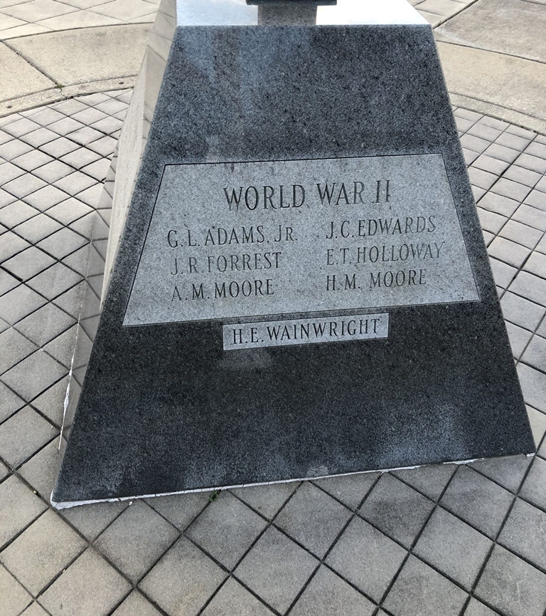 POQUOSON WAR VETERANS MEMORIAL SIDE C