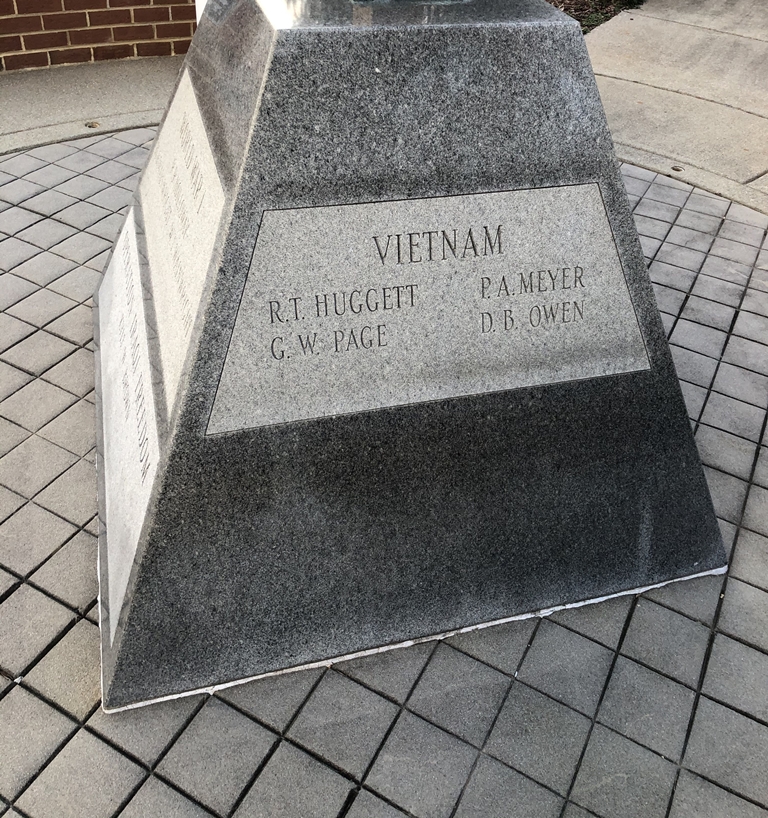 POQUOSON WAR VETERANS MEMORIAL SIDE B