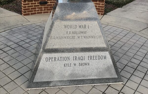 POQUOSON WAR VETERANS MEMORIAL SIDE A