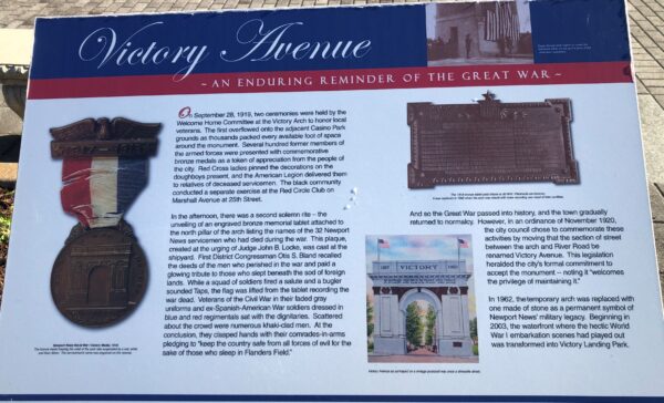 VICTORY AVENUE WAR MEMORIAL PANEL