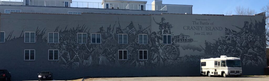 THE BATTLE OF CRANEY ISLAND MEMORIAL MURAL