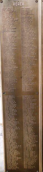 MONTOUR COUNTY KOREAN AND VIETNAM WARS MEMORIAL PLAQUE C
