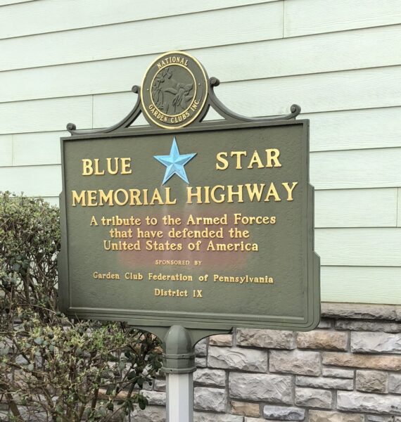 VERONA BLUE STAR MEMORIAL HIGHWAY MARKER