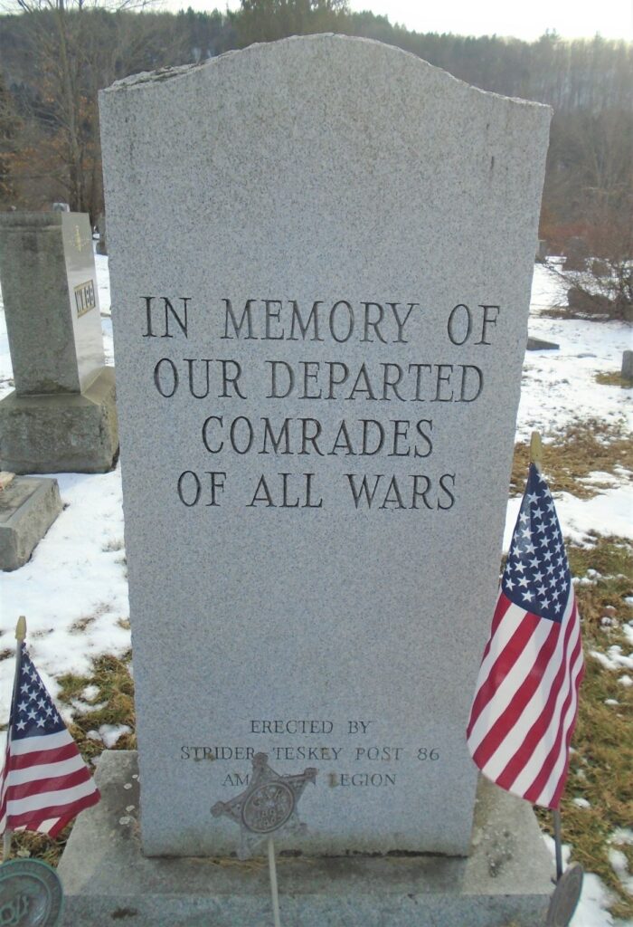 AMERICAN LEGION POST 86 WAR VETERANS MEMORIAL