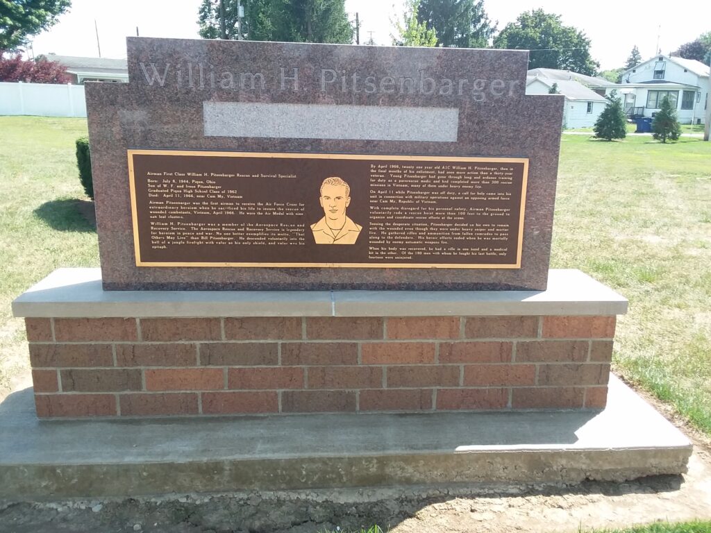 WILLIAM H. PITSENBARGER WAR MEMORIAL